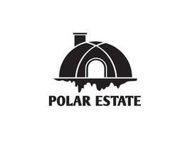 logo immobilier polaire vecteur