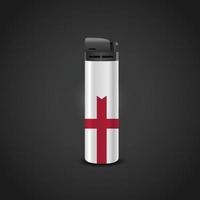 angleterre royaume uni conception de vecteur briquet cigrette