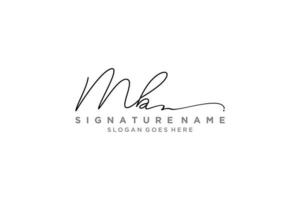 initiale mb lettre signature logo modèle design élégant logo signe symbole modèle vecteur icône