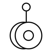 style d'icône yo-yo vecteur