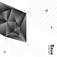 arrière-plans géométriques abstraits. conception vectorielle polygonale vecteur