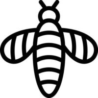 illustration vectorielle d'abeille sur un fond. symboles de qualité premium. icônes vectorielles pour le concept et la conception graphique. vecteur