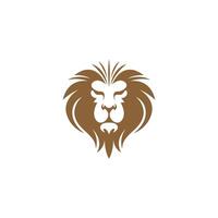 illustration de conception icône logo lion vecteur