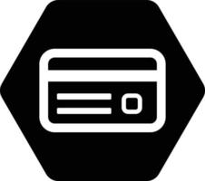 facturation, carte, icône de carte de crédit vecteur