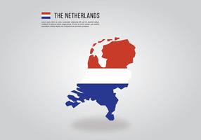 Pays néerlandais vecteur