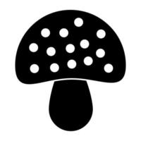 icône du design moderne de champignon vecteur