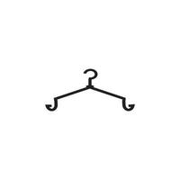 logo d'icône de cintres, dessin vectoriel
