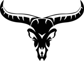 illustration vectorielle logo tête crâne faune chasse aventure design masculin vecteur