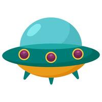 jouet mignon extraterrestre ovni pour enfant bébé enfants illustration de style dessin animé vecteur