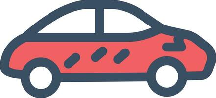 illustration vectorielle d'accident de voiture sur fond. symboles de qualité premium. icônes vectorielles pour le concept et la conception graphique. vecteur