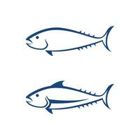 modèle de logo de poisson. symbole de vecteur créatif