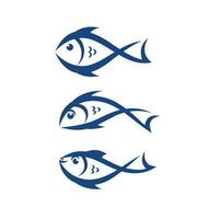 modèle de logo de poisson. symbole de vecteur créatif