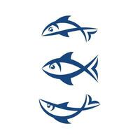 modèle de logo de poisson. symbole de vecteur créatif