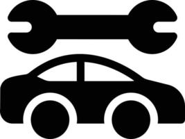 illustration vectorielle de réparation de voiture sur fond. symboles de qualité premium. icônes vectorielles pour le concept et la conception graphique. vecteur