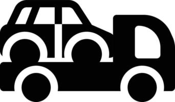 illustration vectorielle de camion de voiture sur un fond. symboles de qualité premium. icônes vectorielles pour le concept et la conception graphique. vecteur