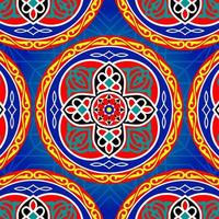 modèle d'illustration vectorielle bleu de tissu de tente de ramadan vecteur