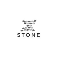 image vectorielle de pierre logo icône vecteur