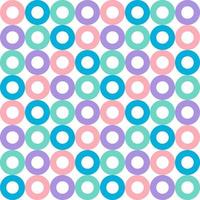 cercle sans couture avec fond de couleur pastel. vecteur de motif géométrique pour papier peint et tissu.