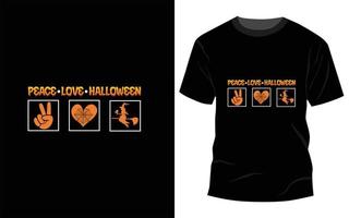 conception de t-shirt d'halloween vecteur