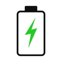 état de charge de la batterie. icône niveaux d'énergie de la batterie du téléphone et indicateur d'alimentation. recharger l'électricité de la batterie. interface de chargement du smartphone de l'accumulateur et génération de la barre de progression vecteur