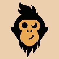 création de logo vectoriel singe.
