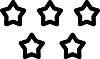 étoiles illustration vectorielle sur un fond. symboles de qualité premium. icônes vectorielles pour le concept et la conception graphique. vecteur