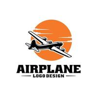 vecteur de logo illustration avion