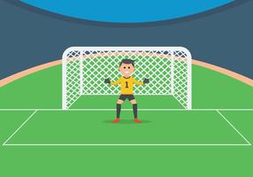 Illustration Goal Keeper vecteur