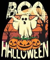 tshirt halloween - conception de t-shirt halloween vecteur