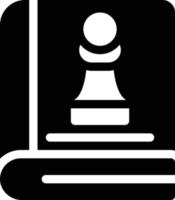 illustration vectorielle de livre d'échecs sur fond. symboles de qualité premium. icônes vectorielles pour le concept et la conception graphique. vecteur