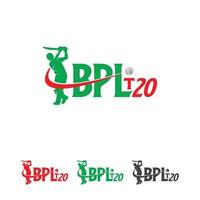 idées de conception de logo bpl, bpl t20 vecteur