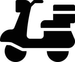 illustration vectorielle de scooter sur fond.symboles de qualité premium.icônes vectorielles pour le concept et la conception graphique. vecteur