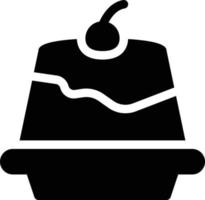 illustration vectorielle de gâteau à la gelée sur fond.symboles de qualité premium.icônes vectorielles pour le concept et la conception graphique. vecteur