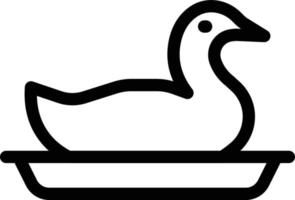 illustration vectorielle de canard sur fond.symboles de qualité premium.icônes vectorielles pour le concept et la conception graphique. vecteur