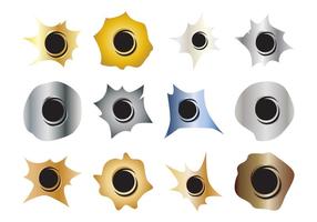 Free Bulles Hole Icon Vector