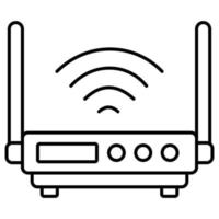 modem wifi qui peut facilement modifier ou éditer vecteur