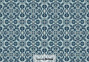 Vector Background of Portuguese Tiles Azulejos,
