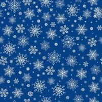 illustration vectorielle transparente motif flocon de neige. motif hivernal. vecteur