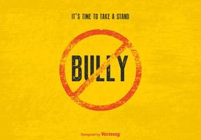 Vecteur gratuit stop bully sign