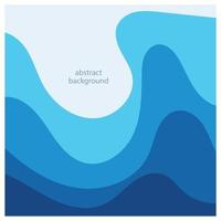 conception abstraite de fond de vague de plage avec combinaison de vecteur bleu, conception de concept pour la couverture de livre, papier peint, piscine, marine, lac