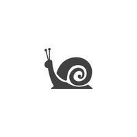 escargot logo modèle vecteur icône illustration