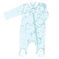 illustration colorée de vecteur de pyjama isolé sur fond blanc