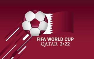 coupe du monde de football qatar 2022 modèle de fond de football abstrait vecteur