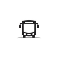 logo d'icône de bus, dessin vectoriel