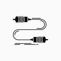 bourdonner. la communication. interaction. commercialisation. icône de glyphe de fil. illustration vectorielle isolée vecteur