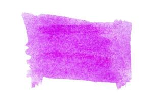 tache rectangulaire rose de peinture aquarelle isolée sur blanc. arrière-plan pour le texte. illustration vecteur