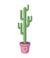 illustrateur de vecteur de cactus