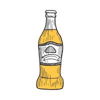 illustrateur de vecteur de bouteille de bière