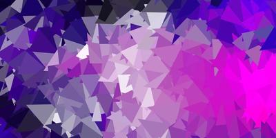 texture de triangle abstrait vecteur violet foncé.