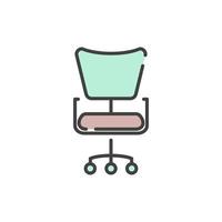 chaise icône illustration vectorielle vecteur